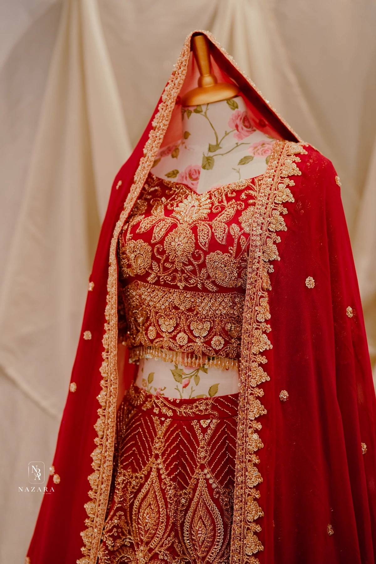 Magenta & Rani Pink Bridal Lehenga