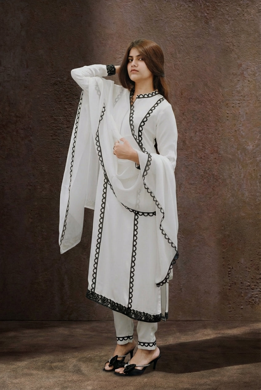 Pakistani White Suit